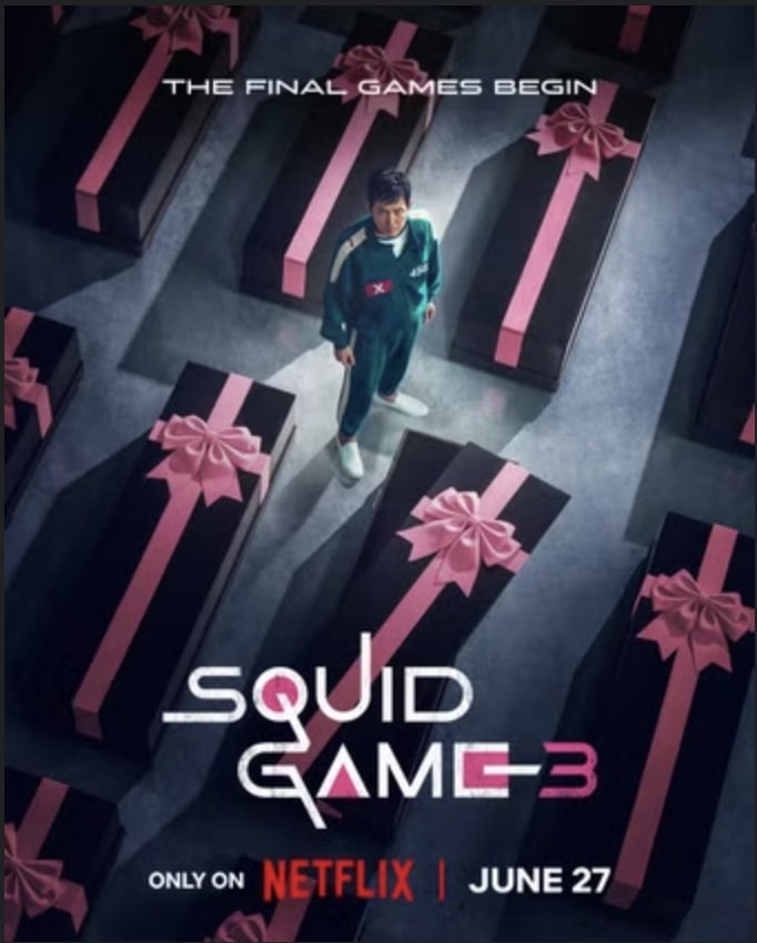 Гра в кальмара 3 сезон постер